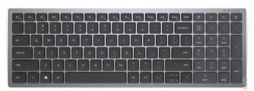 Клавиатура Dell Compact Multi-Device Wireless Keyboard - KB740 - Russian (QWERTY) (580-AKOZ)