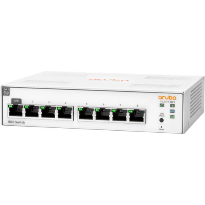 Коммутатор HPE Aruba Instant On 1830 8G 4p Class4 PoE 65W Switch (JL811A#ABB)