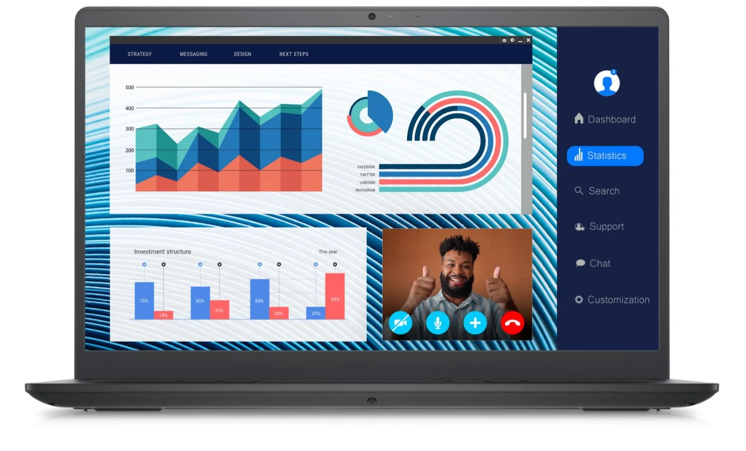 Ноутбук Dell Vostro 3420 (210-BDZW-3)