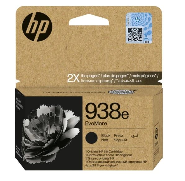 Картридж HP Europe 938e EvoMore Black Original Ink Cartridge (4S6Y2PE)