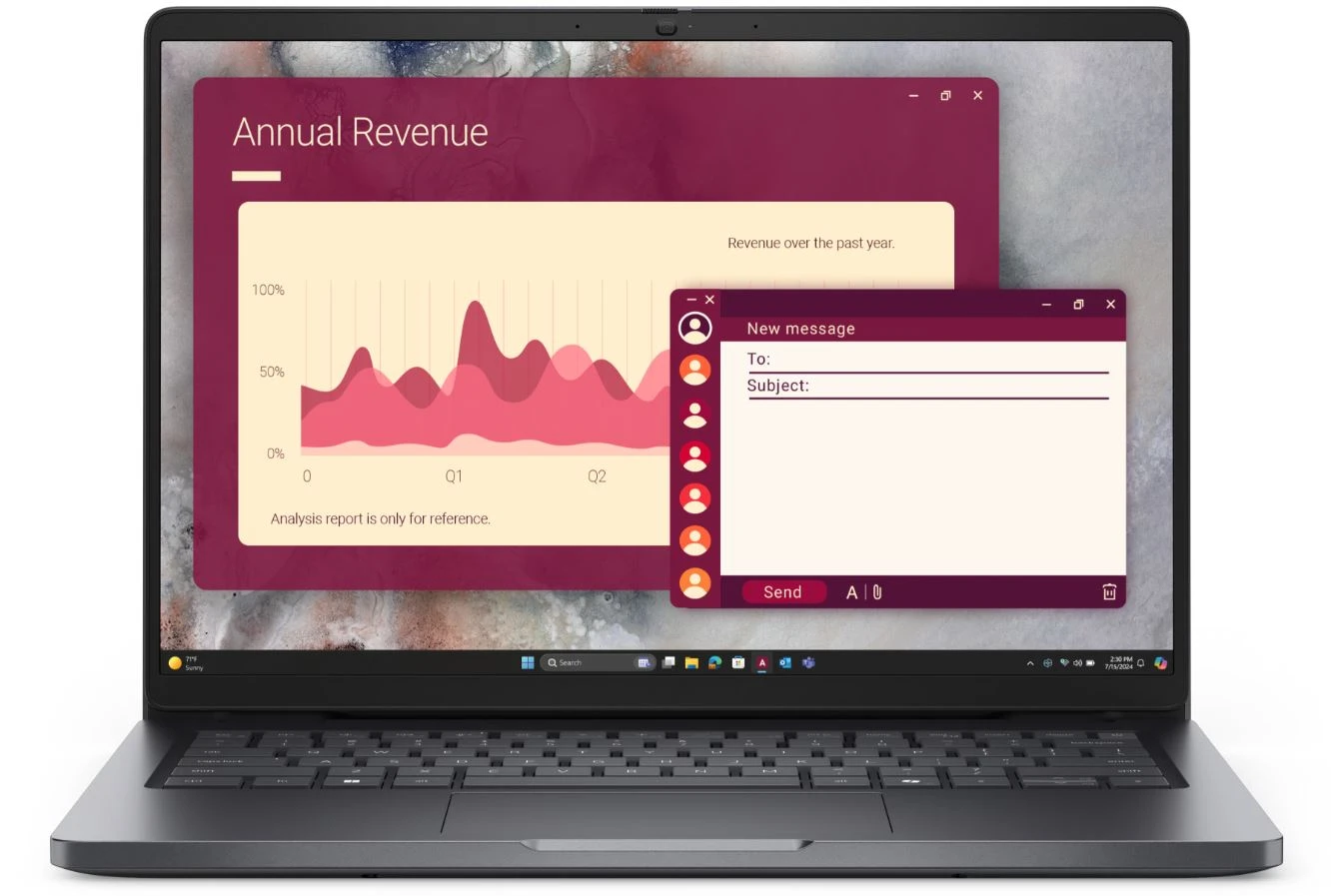 Ноутбук Dell Pro 14 PC14250 (BTO109_PC14250_EMEA_210-BQHF)