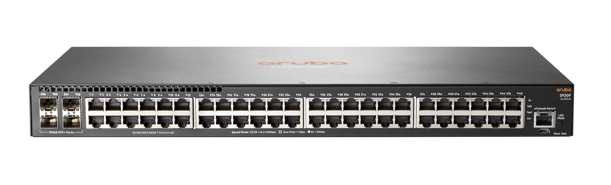 Коммутатор HPE Aruba 2930F 48G 4SFP+ Switch (JL254A#ABB)