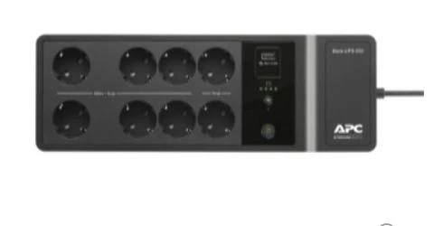 ИБП APC BE650G2-GR/230V/1 USB charging port, 8 Schuko/CEE7/7 outlets (2 surge) (BE650G2-GR)