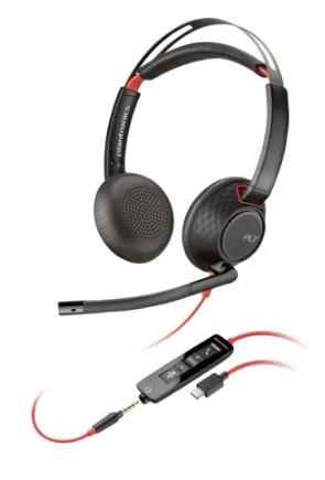 Наушники Poly Blackwire 5220 USB-C/+3.5mm Plug (8X231AA)