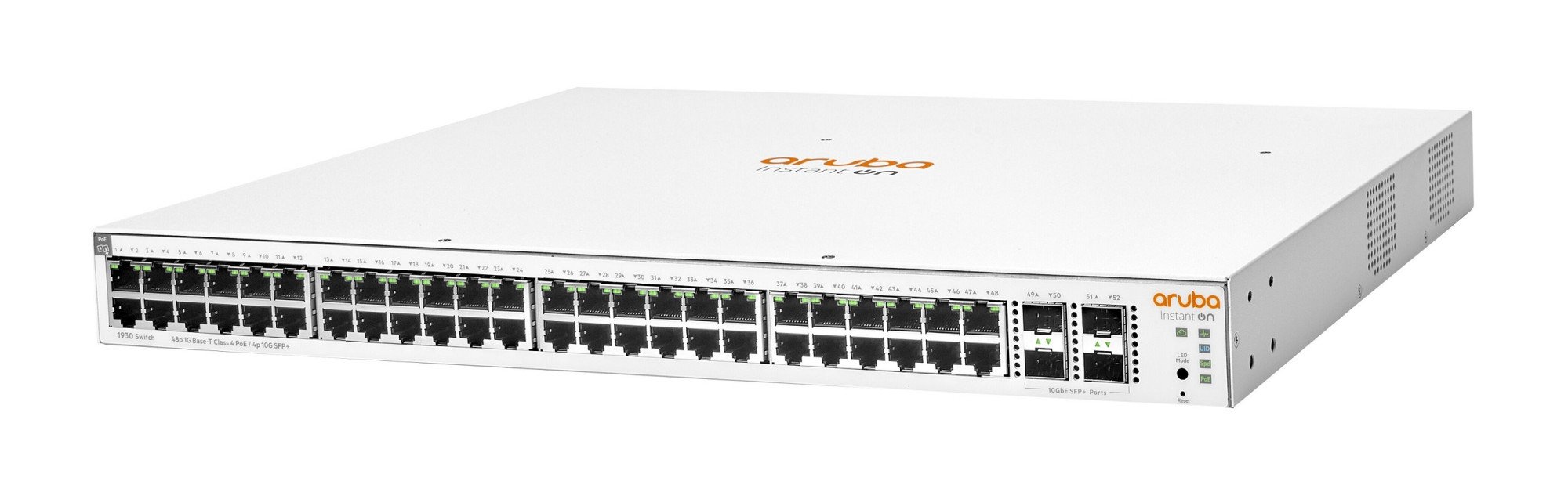 Коммутатор HPE Aruba Instant On 1930 48G Class4 PoE 4SFP/SFP+ 370W Switch (JL686B#ABB)